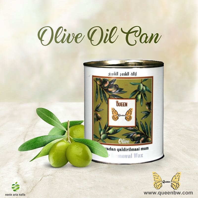 موم دائم کنسروی زیتون ۸۰۰ گرمی queen